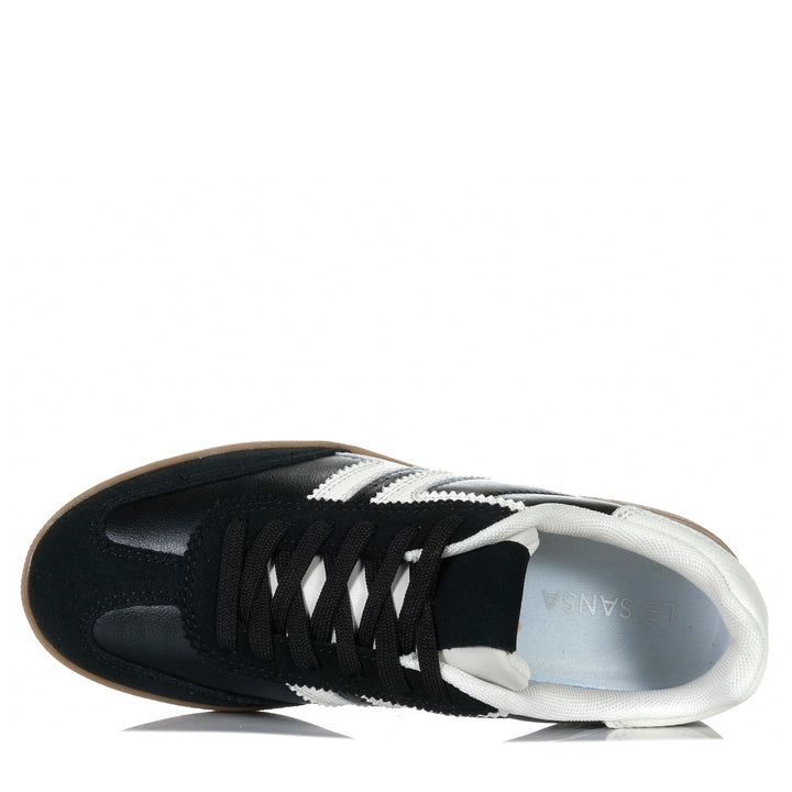 Le Sansa Jasper Black/White Womens Shoes