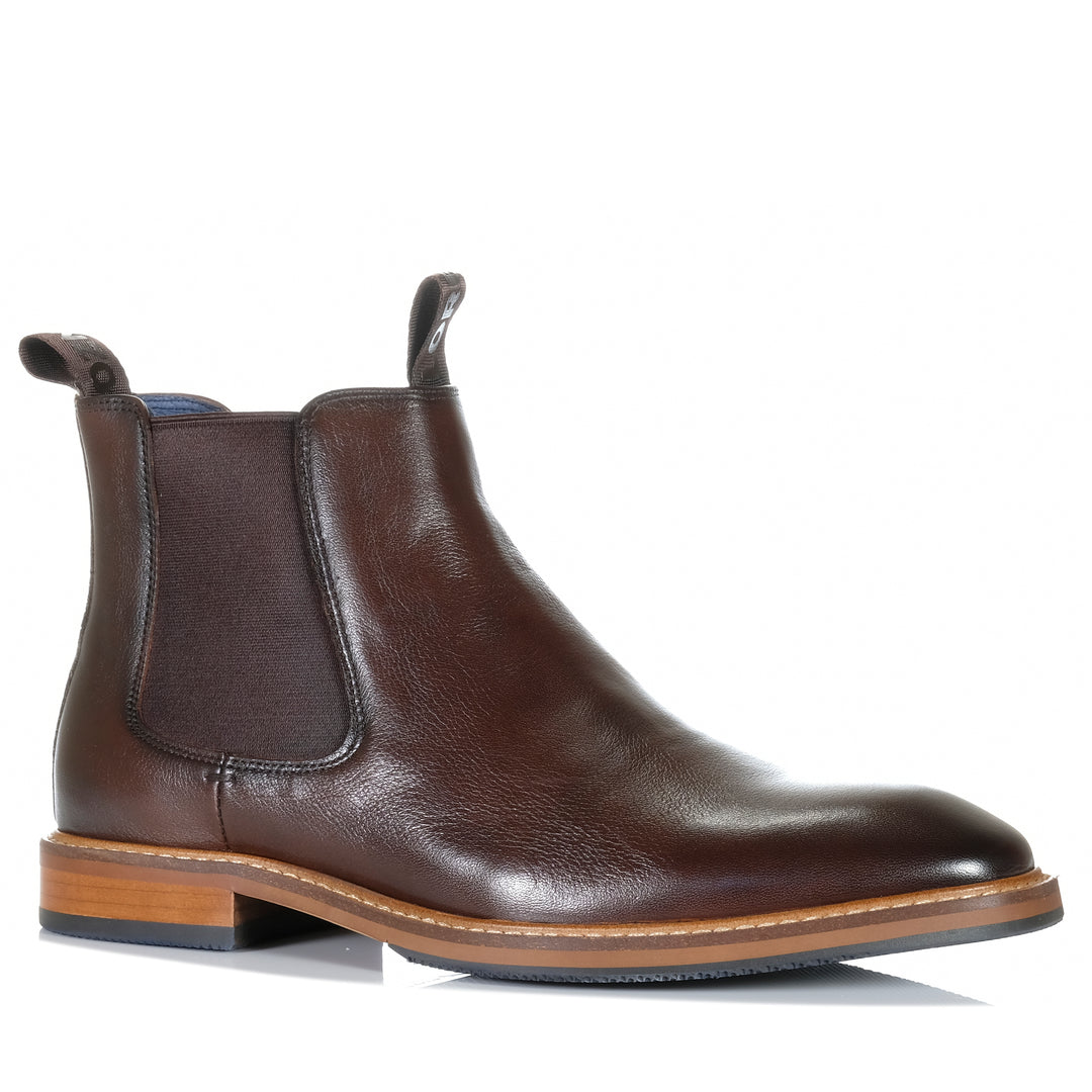 Lorenzo Fratelli Lagoon Cafe Tumble Leather Mens Boots