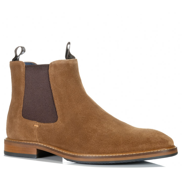 Lorenzo Fratelli Lagoon Tan Suede Mens Boots