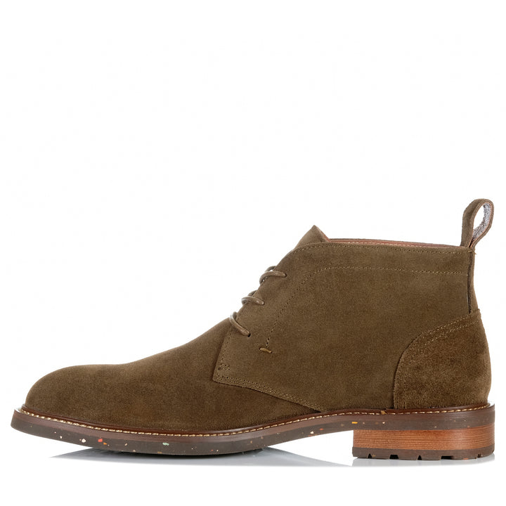 Lorenzo Fratelli Louis Olive Suede Mens Boots