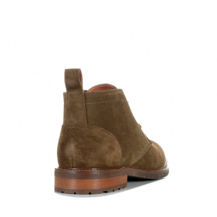 Lorenzo Fratelli Louis Olive Suede Mens Boots