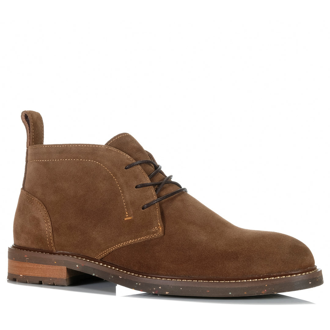 Lorenzo Fratelli Louis Tan Suede Mens Boots