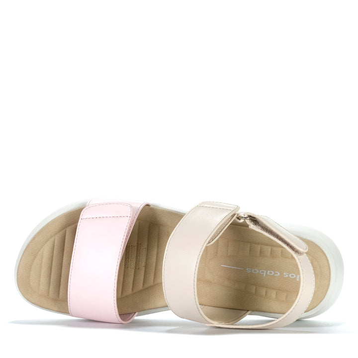 Los Cabos Arica Pink/Cream Womens Sandals