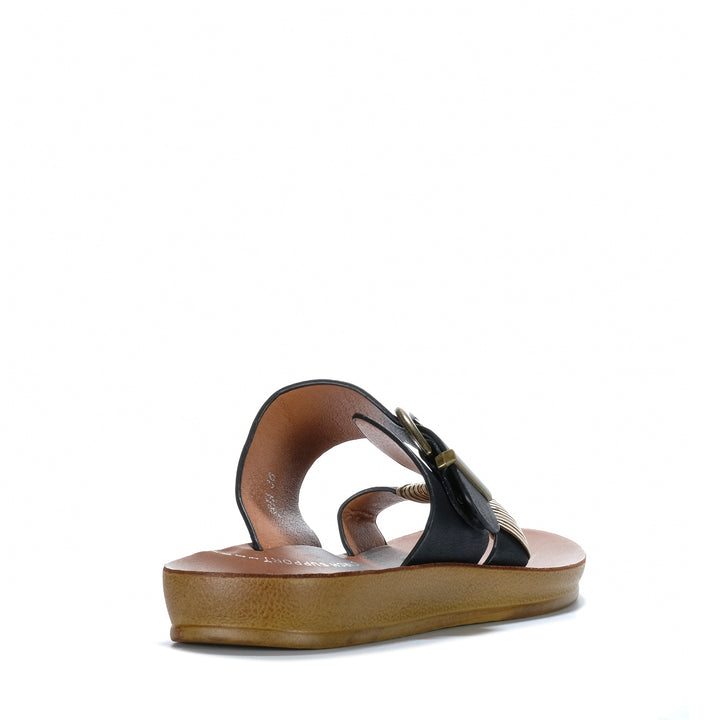 Los Cabos Bria Black Womens Sandals