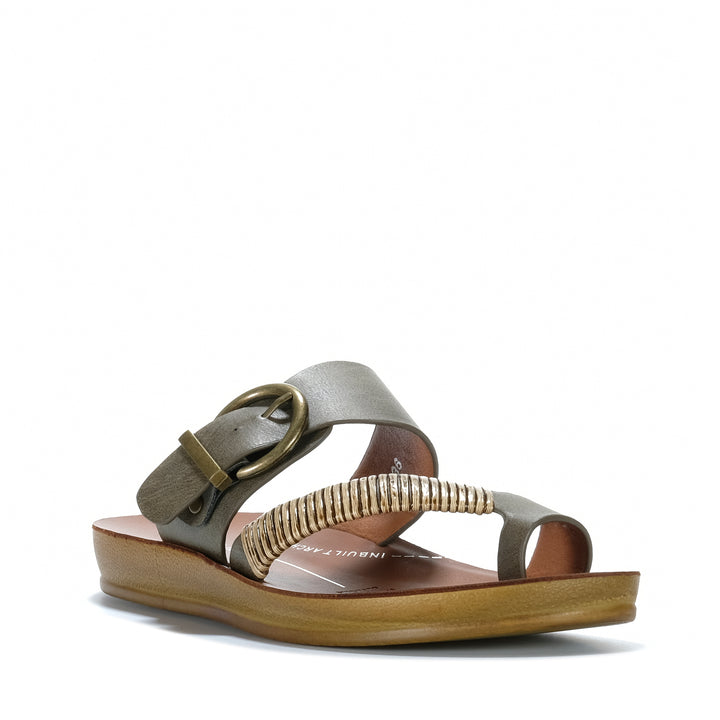Los Cabos Bria Khaki Womens Sandals