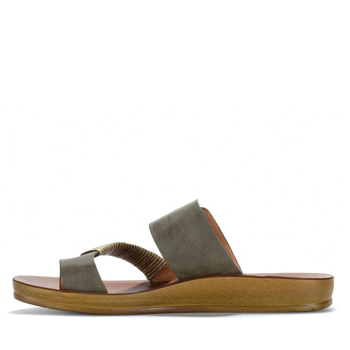 Los Cabos Bria Khaki Womens Sandals
