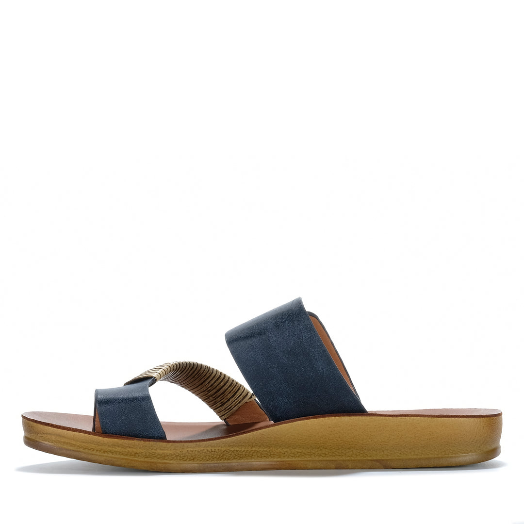 Los Cabos Bria Navy Womens Sandals