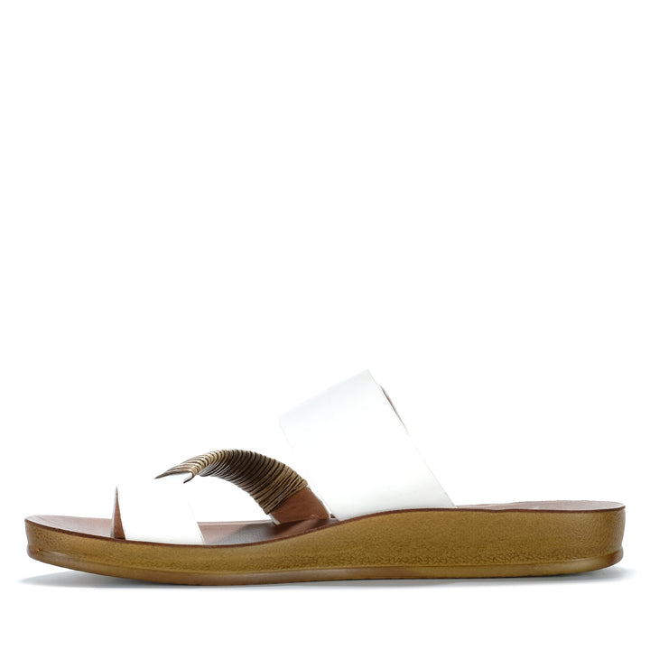 Los Cabos Bria Off White Womens Sandals