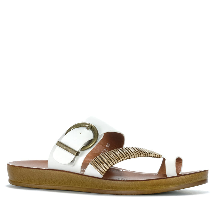 Los Cabos Bria Off White Womens Sandals