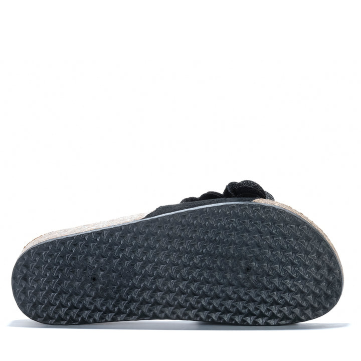 Los Cabos Corsage Black Womens Sandals