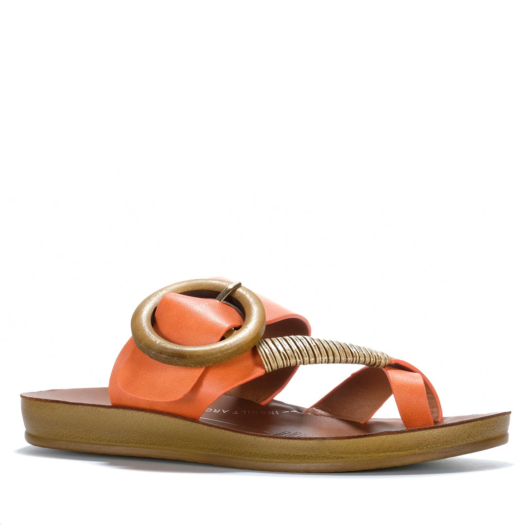 Los Cabos Dama Tangerine Womens Sandals