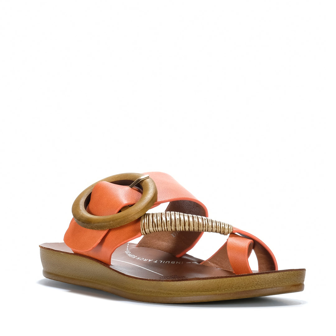 Los Cabos Dama Tangerine Womens Sandals