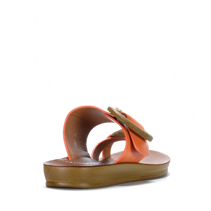 Los Cabos Dama Tangerine Womens Sandals
