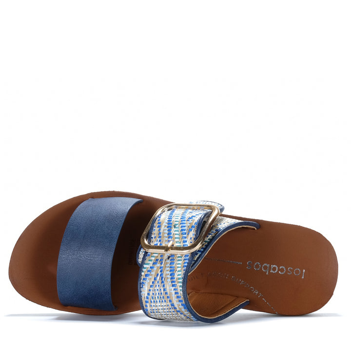 Los Cabos Doti Navy Multi Womens Sandals
