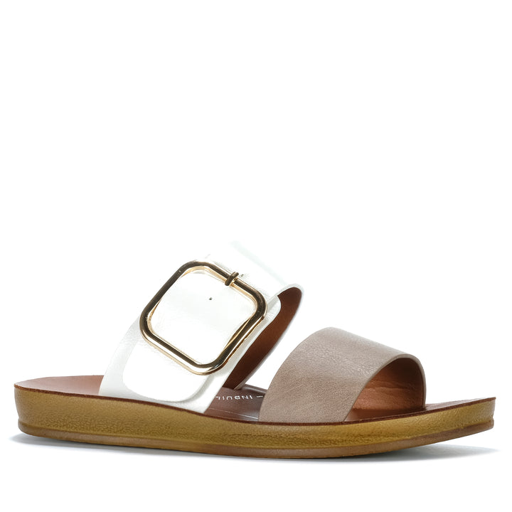 Los Cabos Doti Taupe/White Womens Sandals