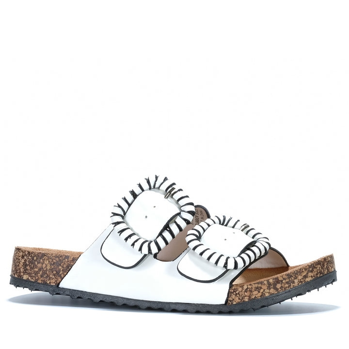 Los Cabos Jirona White Womens Sandals