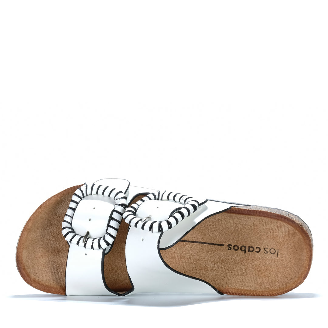 Los Cabos Jirona White Womens Sandals
