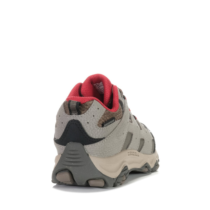 Merrell Moab 3 Low Waterproof Kids Boulder/Red Youth Sports