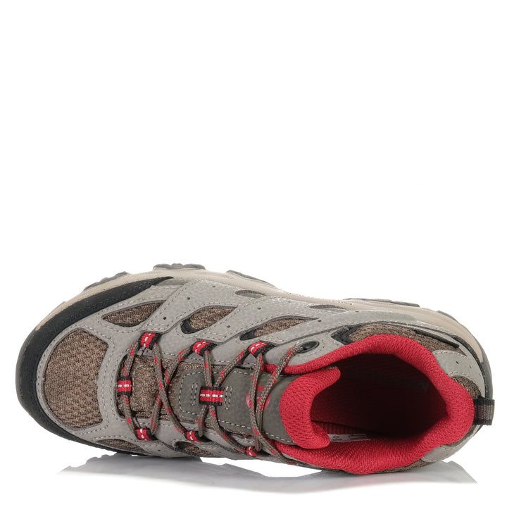 Merrell Moab 3 Low Waterproof Kids Boulder/Red Youth Sports