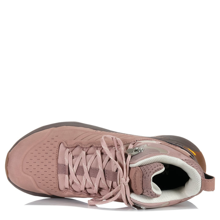 Merrell Moab Speed 2 Leather Mid WP Women's Adobe Rose Womens Sports