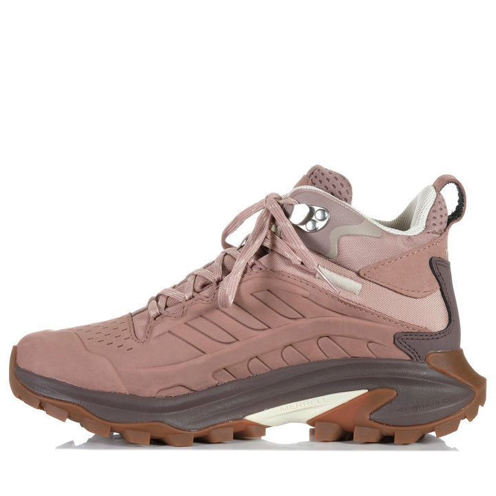 Merrell Moab Speed 2 Leather Mid WP Women's Adobe Rose Womens Sports