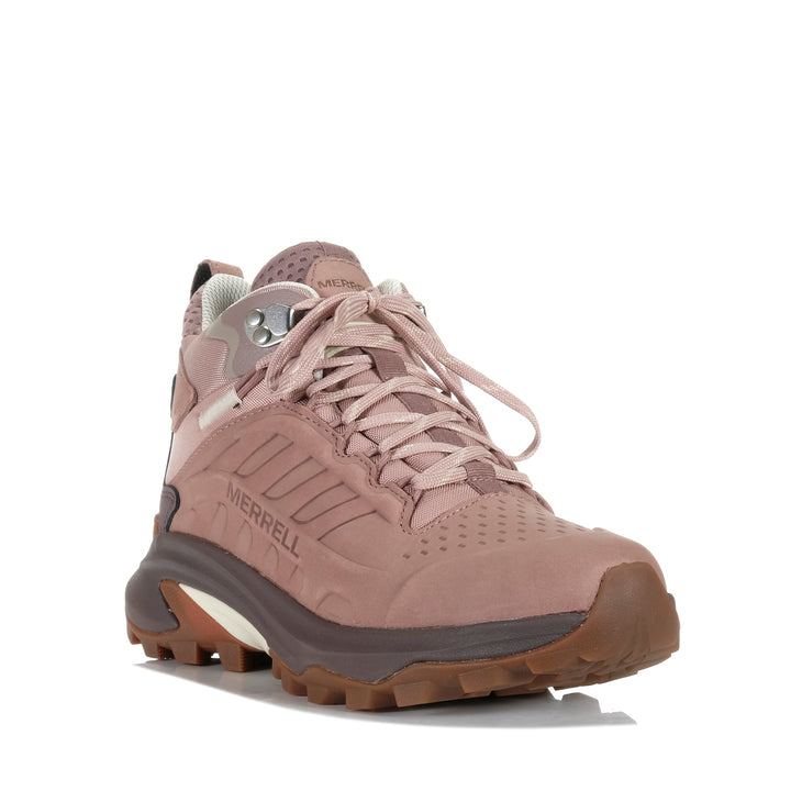 Merrell Moab Speed 2 Leather Mid WP Women's Adobe Rose Womens Sports