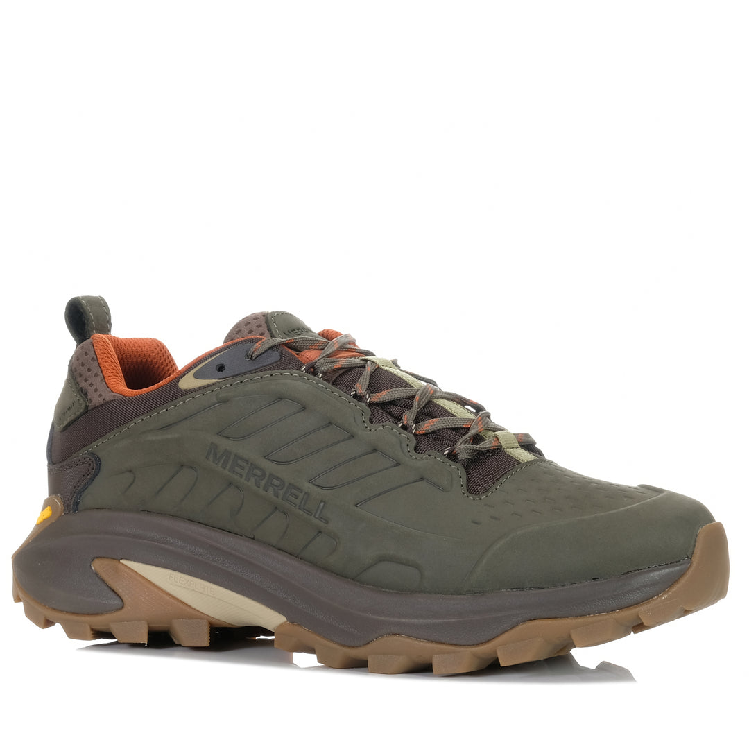 Merrell Moab Speed 2 Leather Waterproof Olive Mens Sports