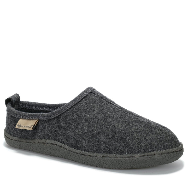 Mi Woollies Ash Grey Unisex Slippers