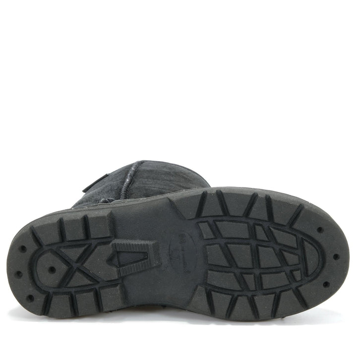 Mi Woollies Carlsbad Black Unisex Slippers