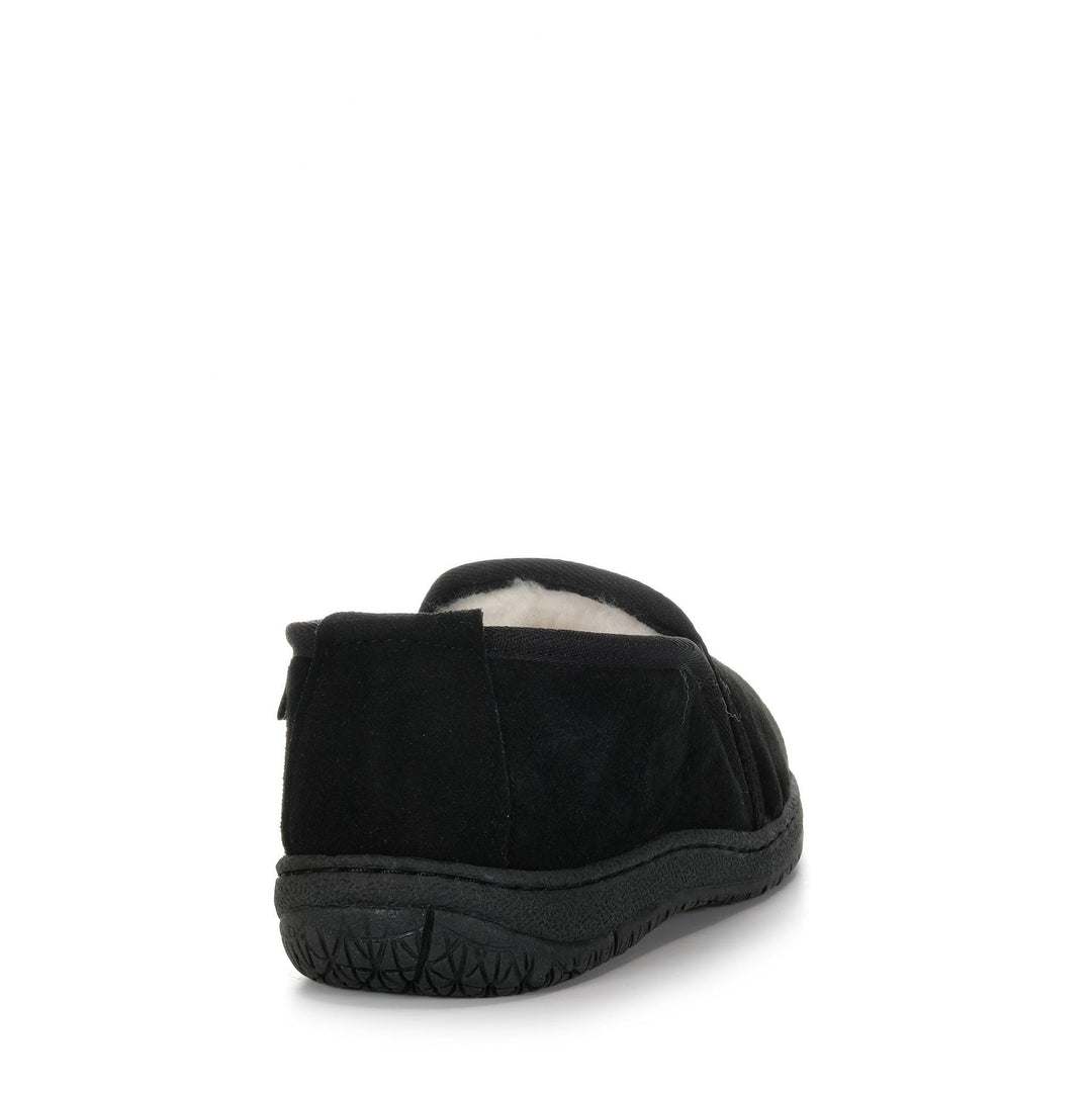 Mi Woollies Charlie Black Mens Slippers