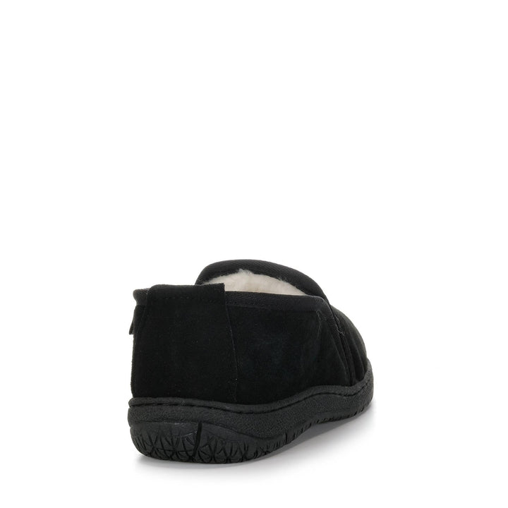 Mi Woollies Charlie Black Mens Slippers