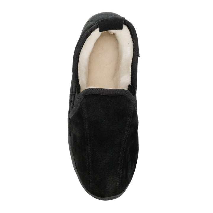 Mi Woollies Charlie Black Mens Slippers