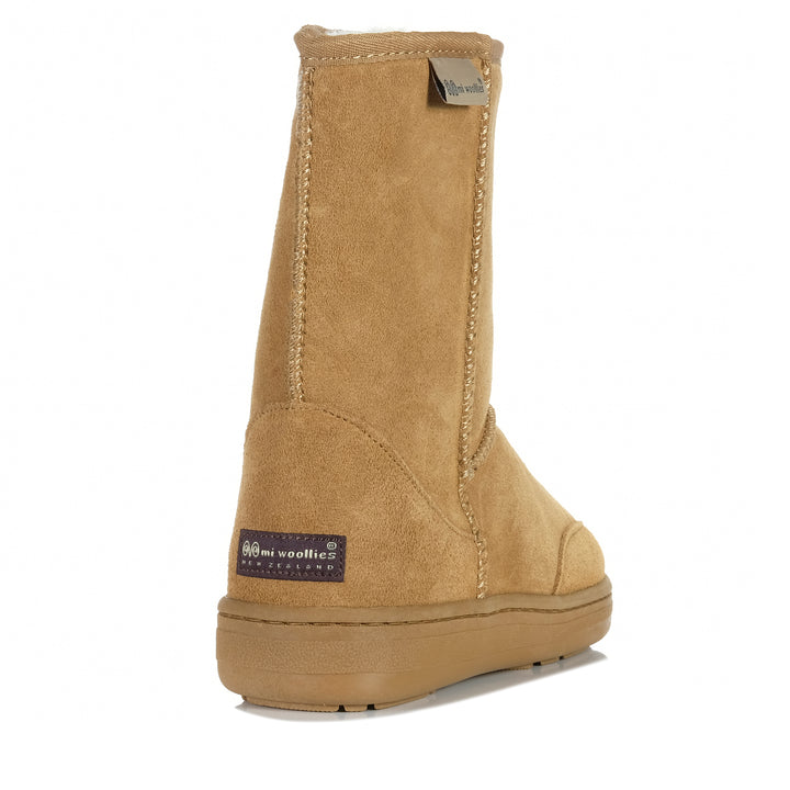 Mi Woollies Piha Short Walnut Unisex Slippers