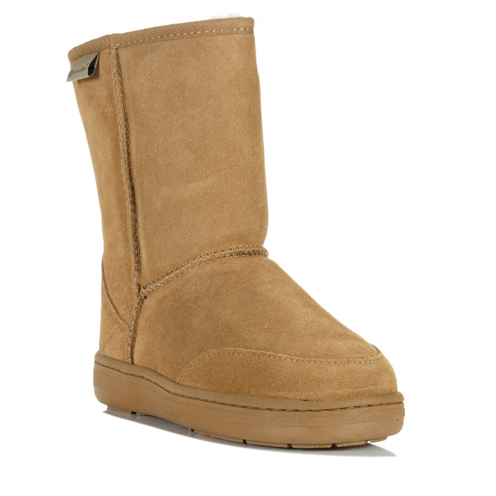 Mi Woollies Piha Short Walnut Unisex Slippers