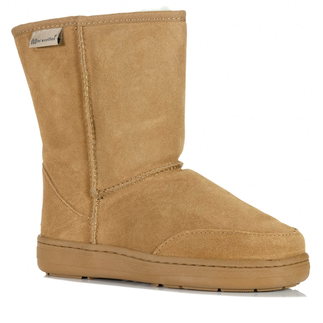 Mi Woollies Piha Short Walnut Unisex Slippers