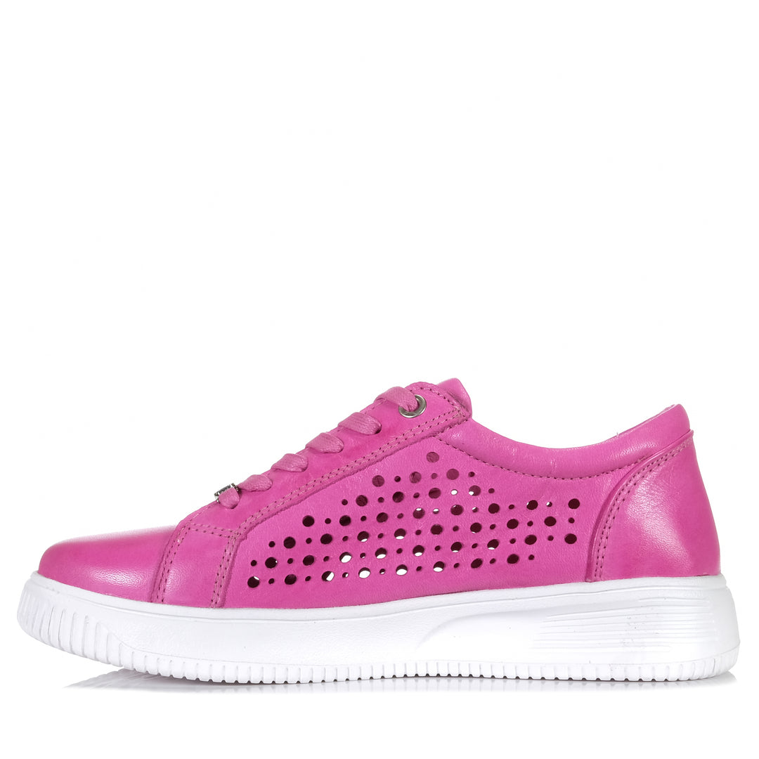Naked Arches By Le Sansa Noble Hot Pink Womens Sneakers