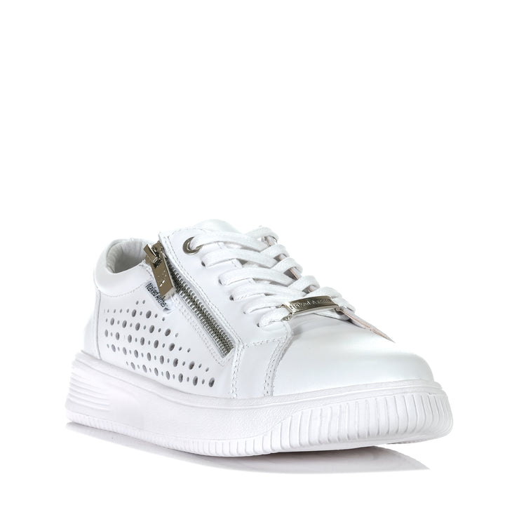 Naked Arches By Le Sansa Noble White Womens Sneakers