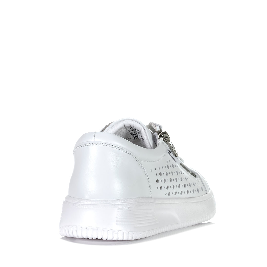 Naked Arches By Le Sansa Noble White Womens Sneakers