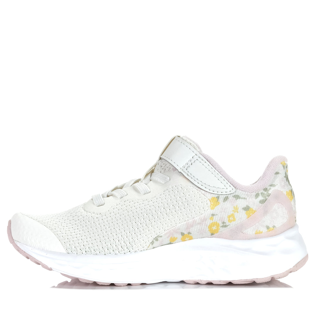 New Balance Arishi V4 Fresh Foam PAARIGM4 Cream Floral Youth Shoes