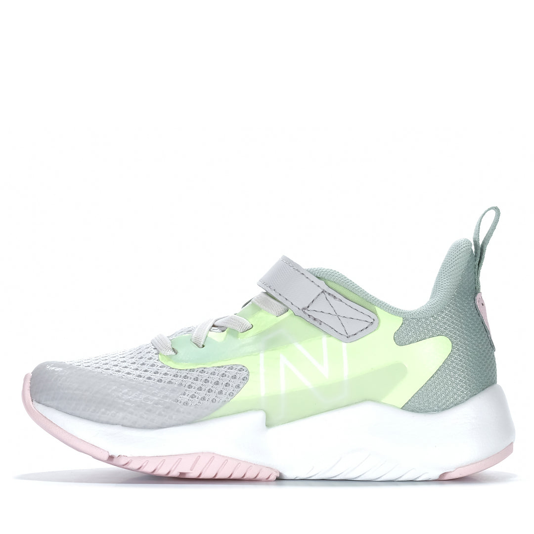 New Balance YTRAVE2 Grey/Lemon Youth Sports