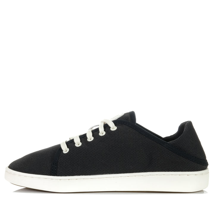 OluKai Pehuea Li Black/White Sand Womens Sneakers
