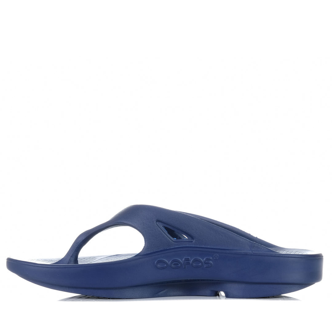 Oofos OOriginal Thong Navy, 10 US, 11 US, 12 US, 13 US, 8 US, blue, jandals, mens, oofos, sandals