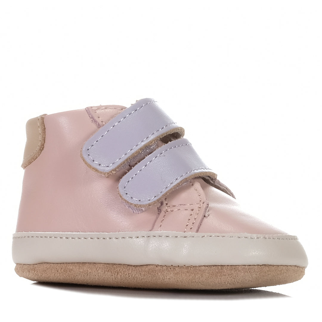 Pretty Brave Baby Hi-Top Blush/Lilac, boots, kids, Large, Medium, pink, Pretty Brave, Small, toddler, X-Large
