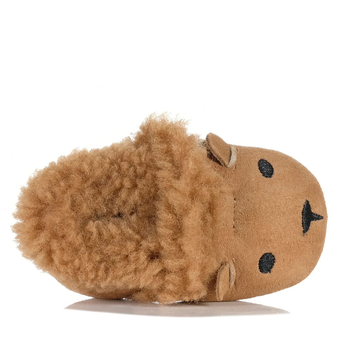 Pretty Brave Cosy Moc Tan Toddler Shoes