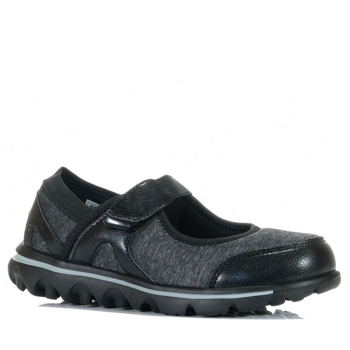Propet Onalee Grey/Black 2E Width Womens Shoes
