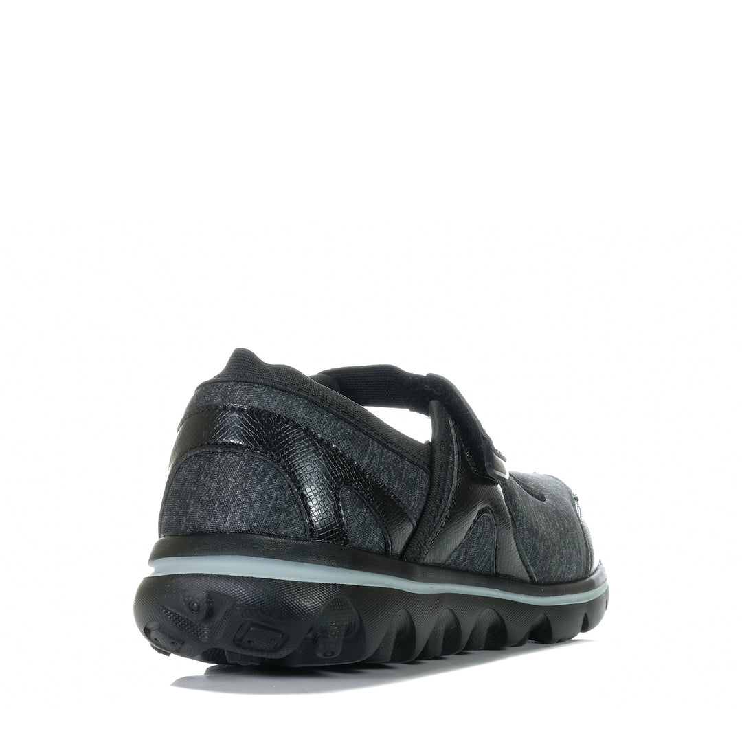 Propet Onalee Grey/Black 2E Width Womens Shoes