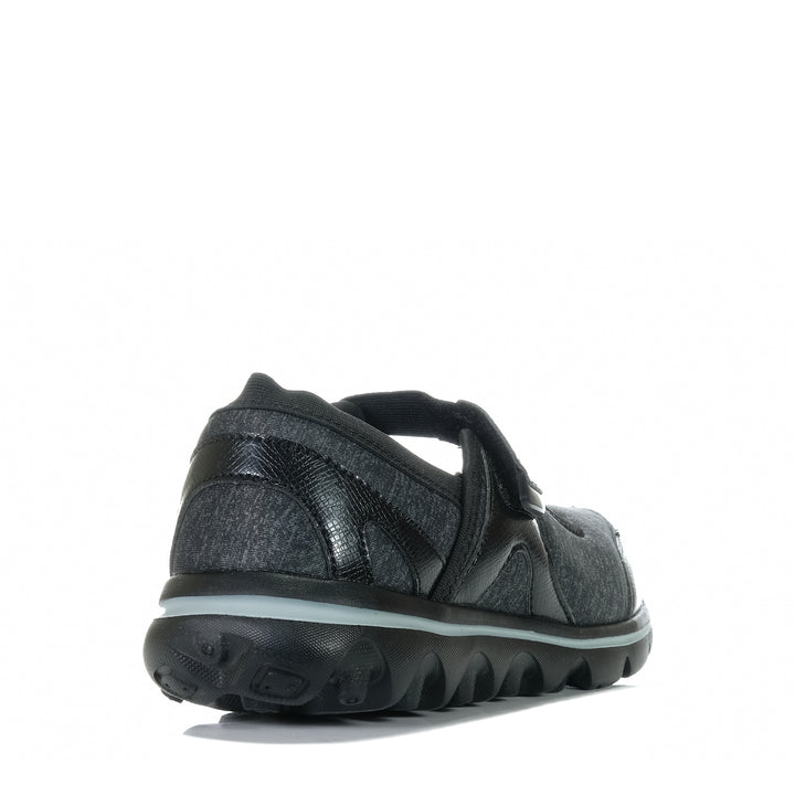 Propet Onalee Grey/Black 2E Width Womens Shoes