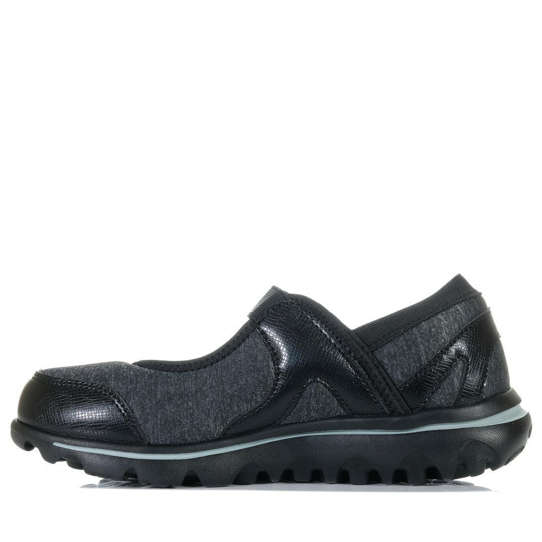 Propet Onalee Grey/Black 2E Width Womens Shoes