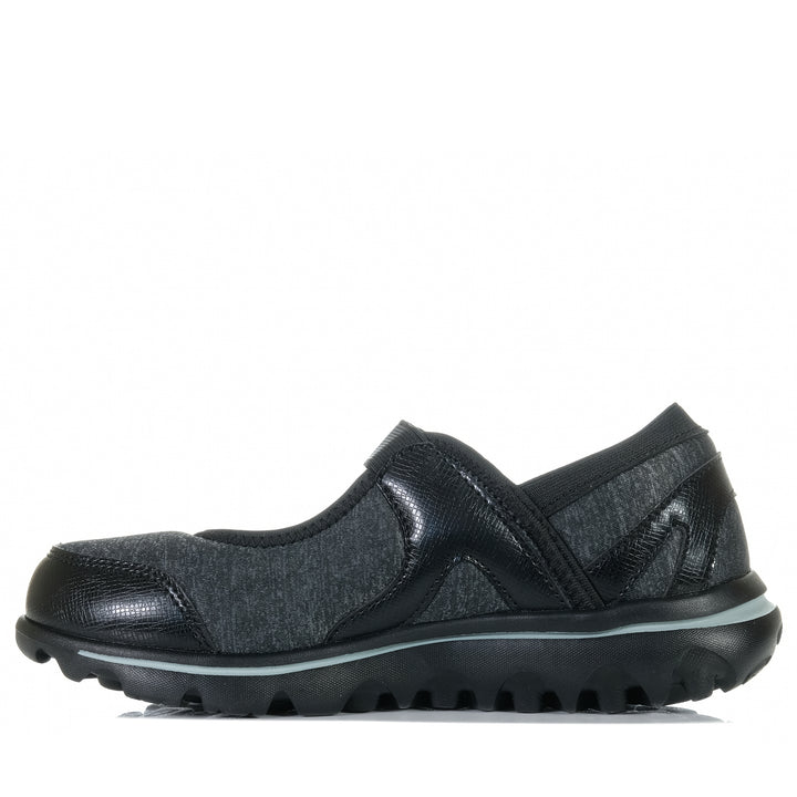 Propet Onalee Grey/Black 2E Width Womens Shoes