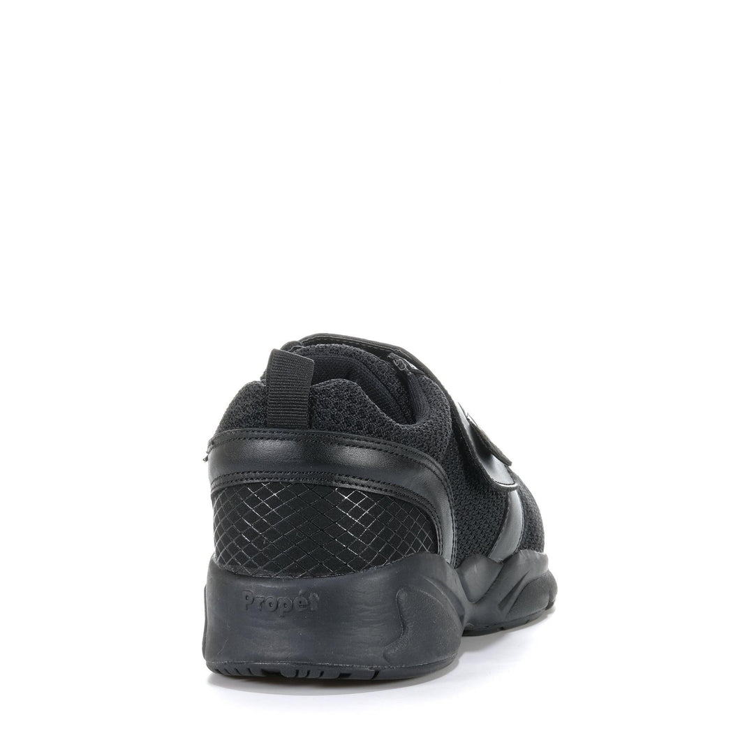 Propet Stability X Strap Black 5E Wide Mens Sports